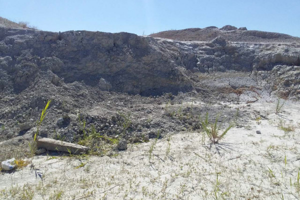 Каолиновый карьер в Донецкой области