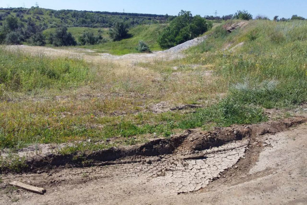 Каолиновый карьер в Донецкой области