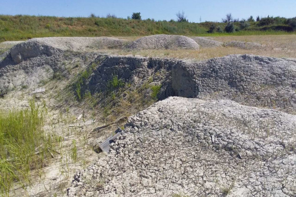 Каолиновый карьер в Донецкой области