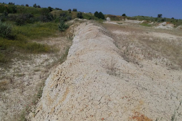 Каолиновый карьер в Донецкой области