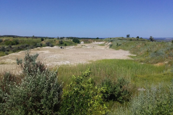 Каолиновый карьер в Донецкой области