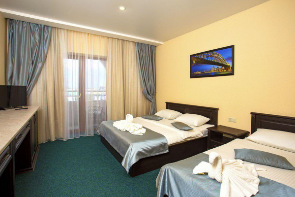 Roksolana hotel in Zaliznyi Port (Zhelezny Port)