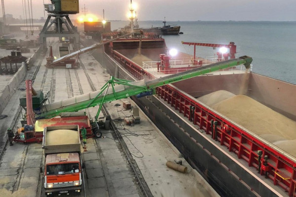 Marine grain terminal  "Agria"