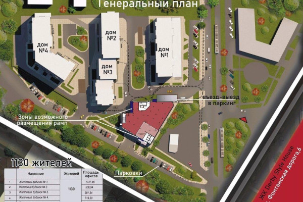 New DERBY Office Center, 7,600 m², in Odesa for Sale