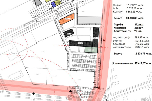 Продаж ділянки 2,5 га під будівництво житлового кварталу в м. Ужгород