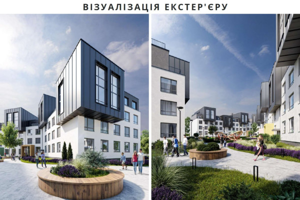 Продаж ділянки 1,2 га з проектом багатоквартирного комплексу 15 000 м2 у передмісті Львова