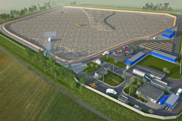 Продажа инфраструктурного проекта строительства полигона ТБО: 10 га, 120 тыс. т/год, Киевская область