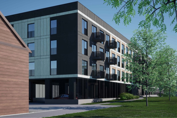 Продажа участка с проектом девелопмента комплекса 4500 м2 квартир в Латвии, Рига