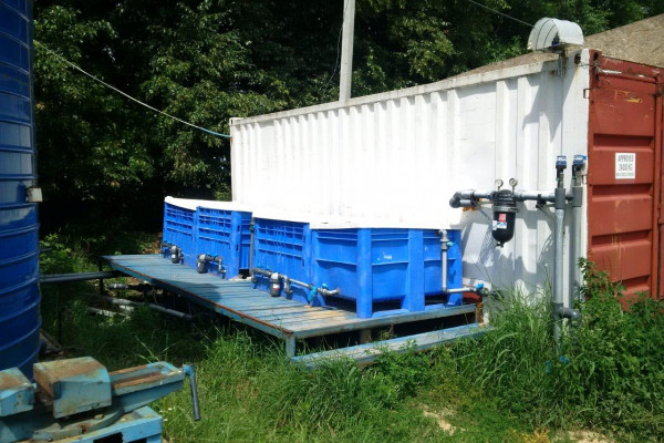 Greenhouse complex for growing strawberries, blueberries and honeysuckle