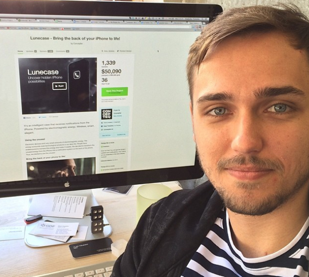Украинский стартап Lunecase - чехол c подсветкой для iPhone за сутки собрал на Kickstarter $50 000