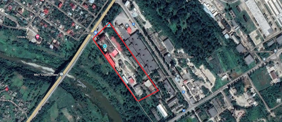 Продажа комплекса производственно-складских зданий 12 500 м2, 2,5 га, Каменец-Подольский