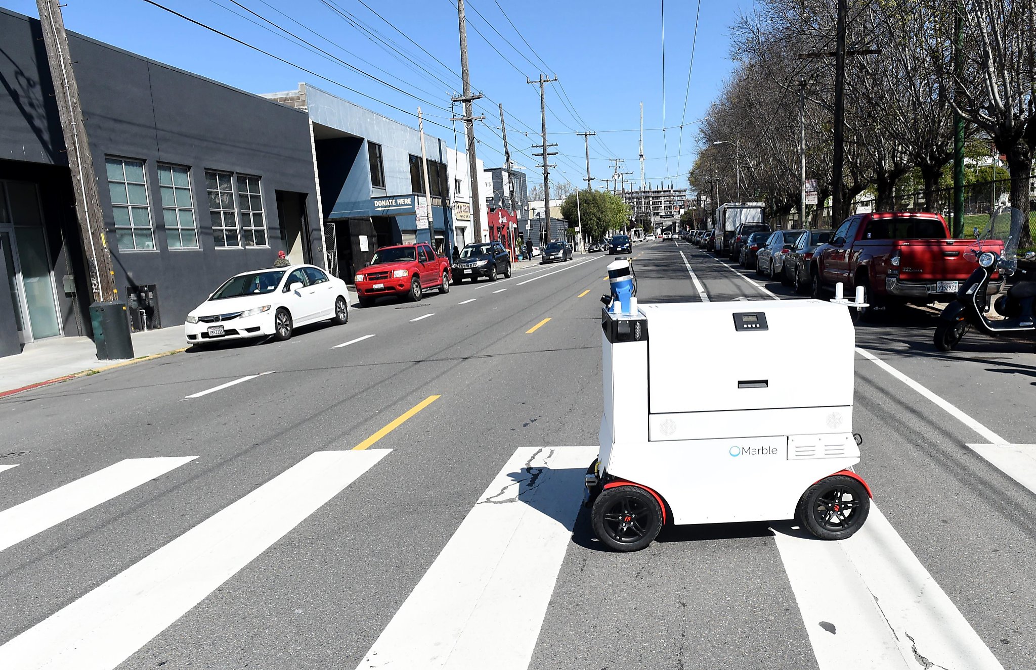 Cтартап по доставке еды роботами начал работу в Сан-Франциско